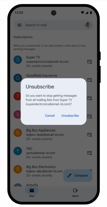 Gmail's new 'Manage subscriptions' tool will help declutter your inbox gmail manage subscriptions Gmail's new 'Manage subscriptions' tool will help declutter your inbox