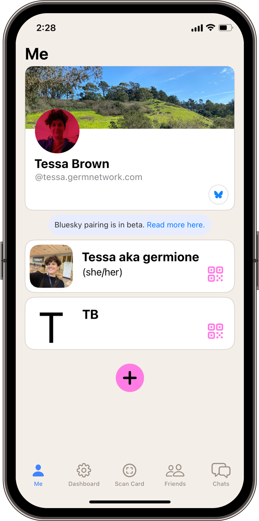 Germ brings end-to-end encrypted messages to Bluesky a screenshot of the Germ app