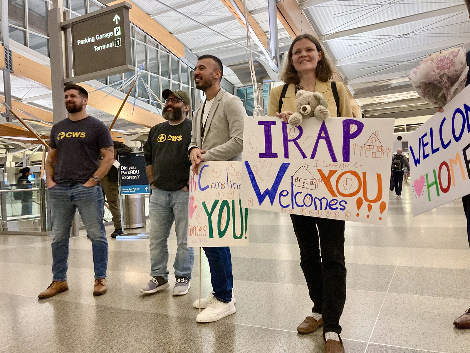 webRNS Pacito Arrival1 Plaintiff in refugee ban lawsuit, Pacito v. Trump, arrives in North Carolina