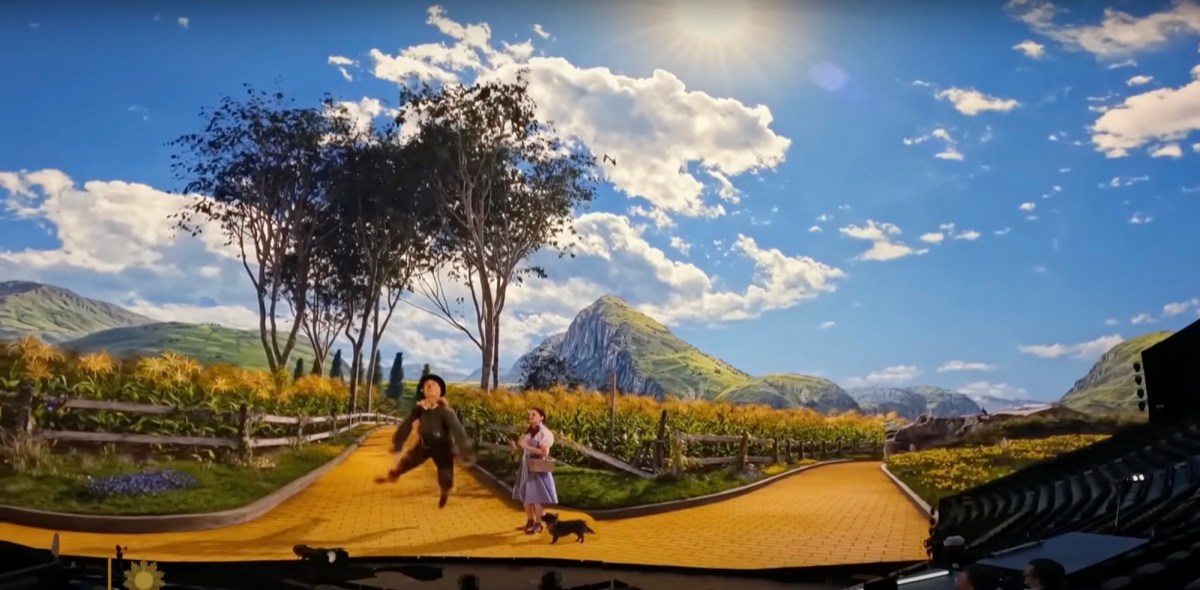 wizard of oz ‘Wizard of Oz’ blown up by AI for giant Sphere screen