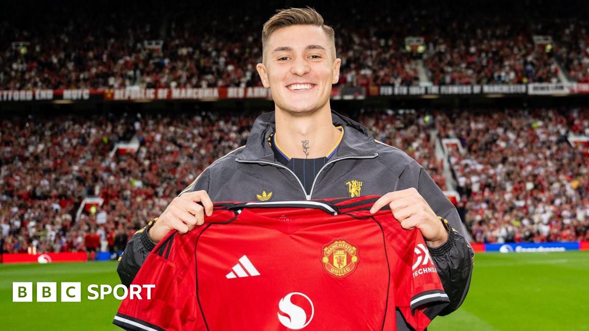 05534c70 751a 11f0 a20f 3b86f375586a Benjamin Sesko: Manchester United sign striker in five-year deal worth £73.7m