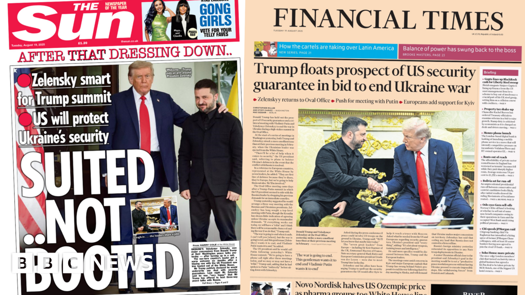 1732c760 7c7f 11f0 a34f 318be3fb0481 The Papers: 'Suited not booted' and 'property tax shake-up'