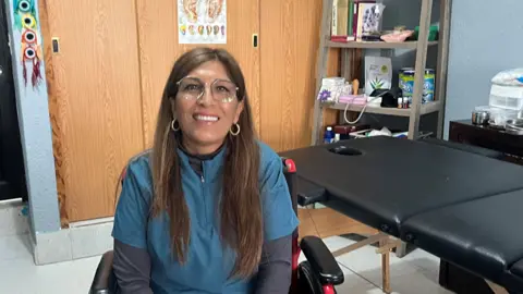 AI demand means data centres are worsening drought in Mexico Suzanne Bearne Teresa Roldán smiling and wearing glasses