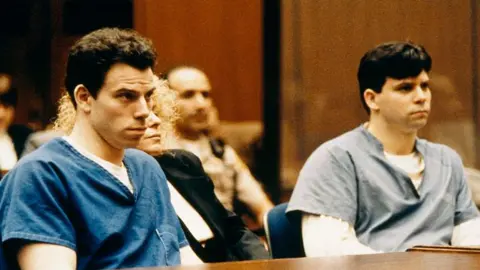 What to know about Menendez brothers' case and when could they be released Getty Images Lyle and Erik Menendez sit in court