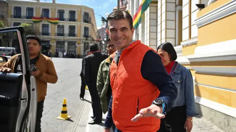 Bolivia set to elect first non-left wing president in two decades Reuters Senator Rodrigo Paz Pereira, presidential candidate of Bolivia's Christian Democratic Party (PDC), leaves the Legislative Assembly ahead of the August 17 general election, in La Paz, Bolivia