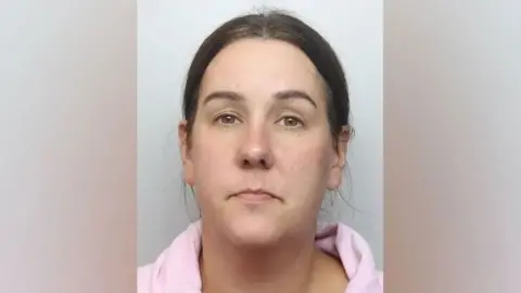 Lucy Connolly released from prison after race hate post on X Northamptonshire Police A police mugshot of Lucy Connolly. She is staring directly down the camera, with a neutral expression. Her hair is pulled back over her ears and behind her, in what appears to be a ponytail. She is wearing a pink top.
