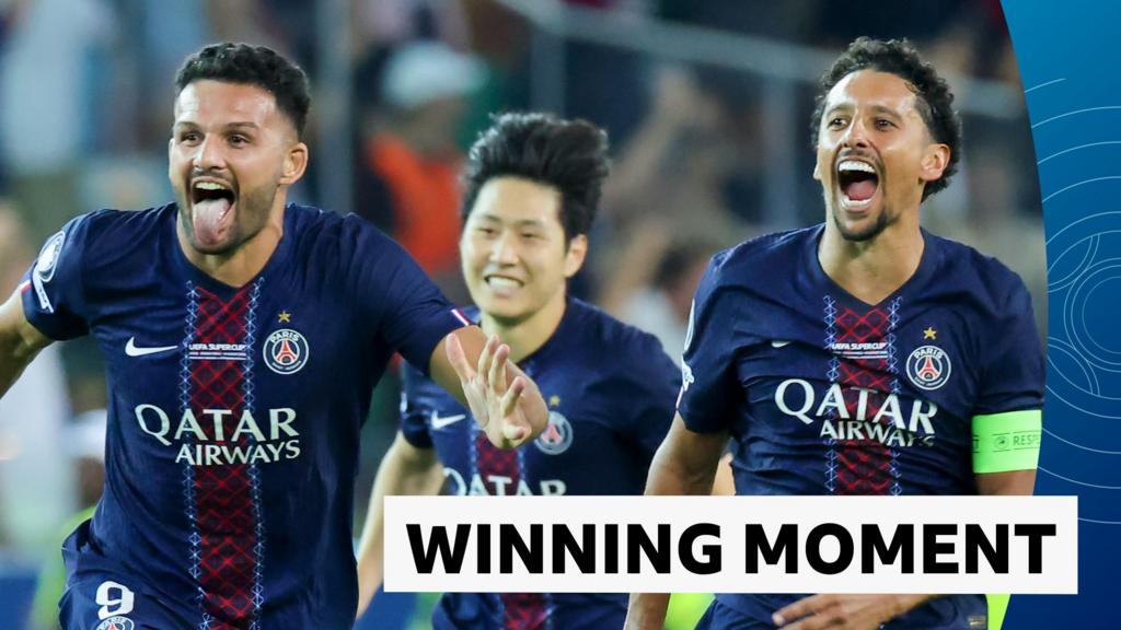 3b324470 788c 11f0 a975 cb151ca452f4 UEFA Super Cup 2025: Nuno Mendes smashes home penalty to win Super Cup shootout for PSG