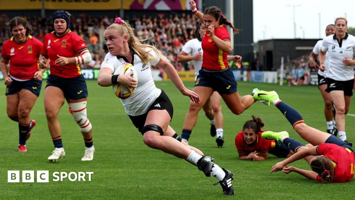 3e4380c0 810b 11f0 83cc c5da98c419b8 New Zealand 54-8 Spain: Black Ferns start Women's Rugby World Cup defence with victory