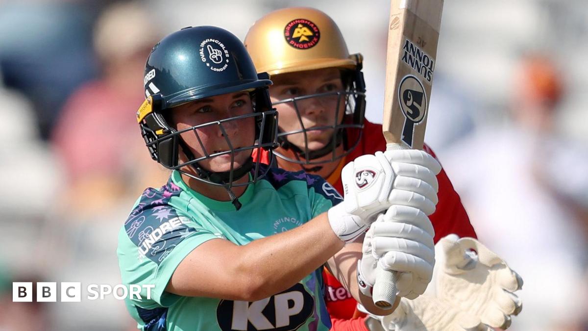 48ed0580 7799 11f0 8688 f1caa7903057 The Hundred 2025 results: Alice Capsey hits 52 as Oval Invincibles beat Birmingham Phoenix