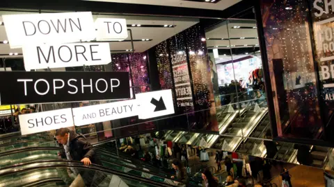 Topshop returns to the high street, but can it get its cool back? Getty Images The interior of a Topshop store