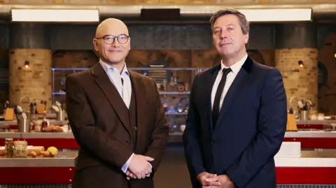 BBC faces mounting pressure to not air new series after Gregg Wallace and John Torode sacked A picture of Gregg Wallace, left, and John Torode