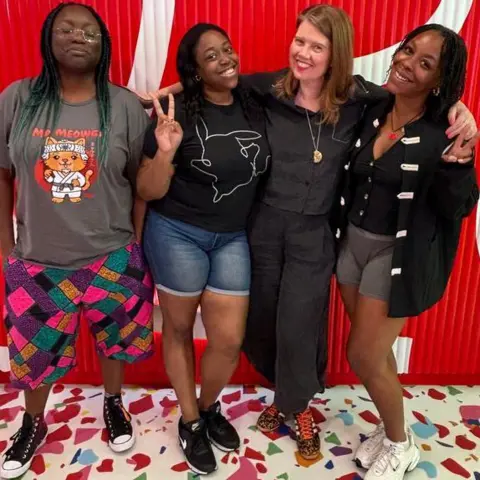 Twitch streamer Alyska and the female gamers defying stereotypes Adaobi, Deanne, Woman's Hour presenter Nuala McGovern and Iesha