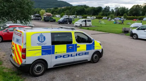 Parent of boy sexually assaulted on Highland campsite saw attacker Brian Smith Police van in the camp site