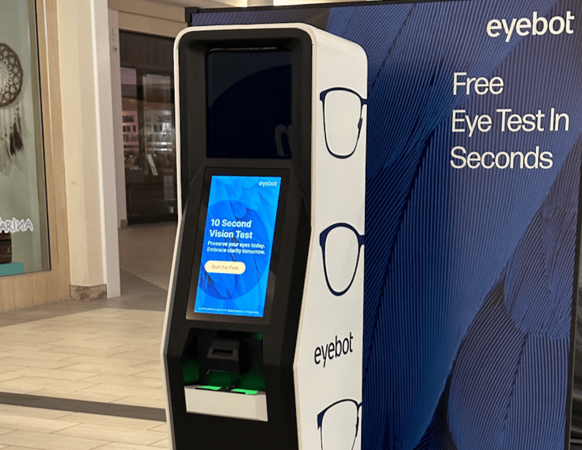 Eyebot vision exams kiosk.webp Eyebot gets $20M Series A to boost to expand eye care access