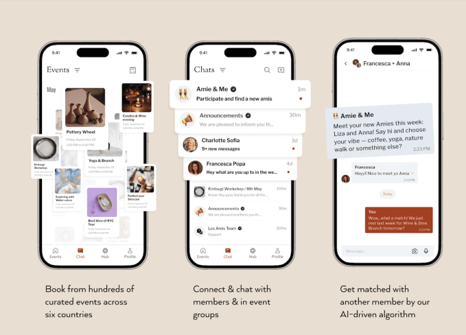 Les Amis, the European app helping women form friendships, launches in New York LesAmis app Les Amis, the European app helping women form friendships, launches in New York