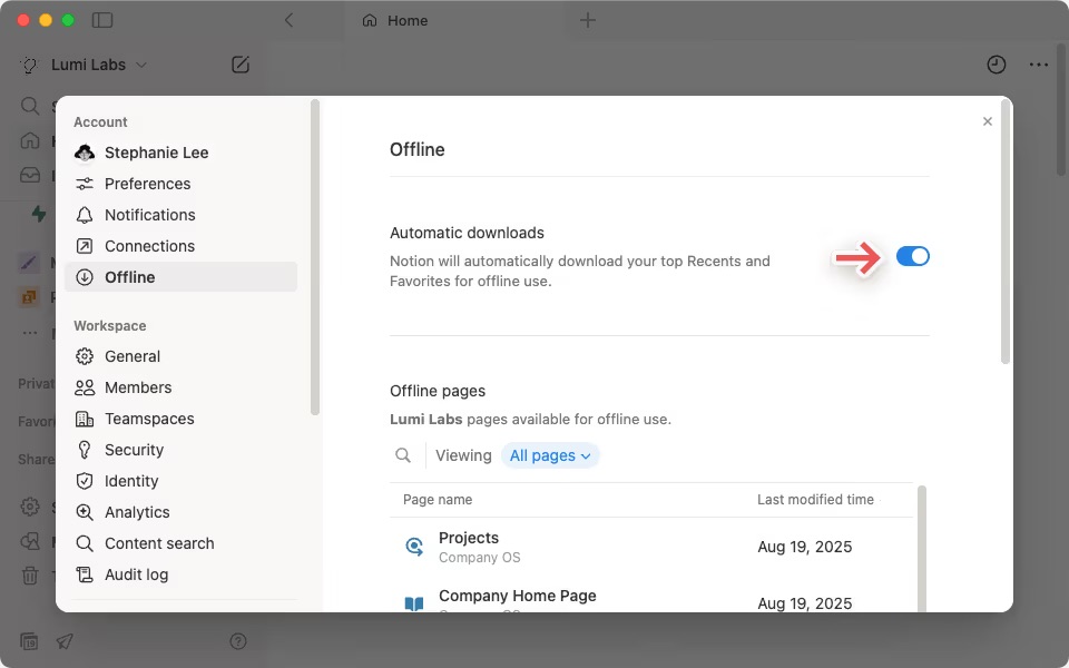 Offline mode auto download 1d48c1 Finally, Notion now works without an internet connection