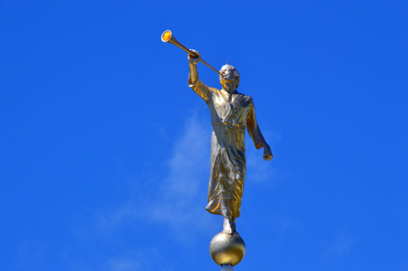 To understand a faith, first understand the people who practice it RNS Mormon Moroni1 010920 To understand a faith, first understand the people who practice it