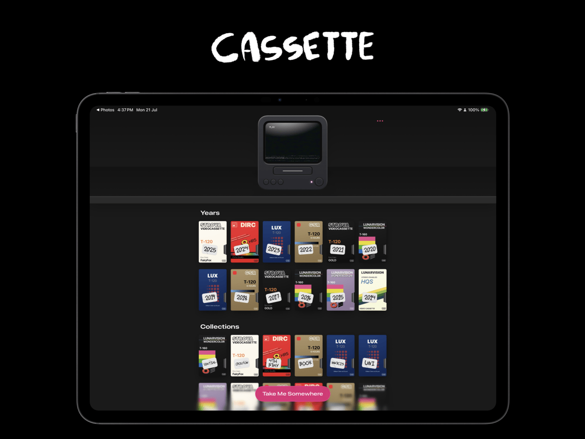 Screen 1 Cassette's new app turns your videos into retro, VHS-like home movies