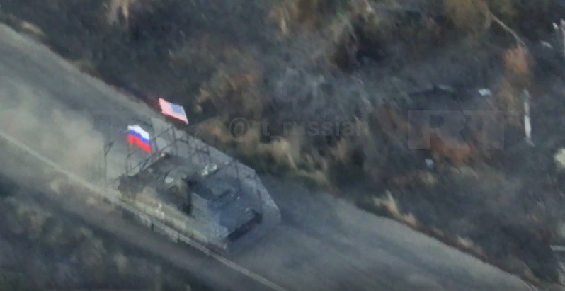Never-Ever Seen Before! U.S. & Russian Flags 'Fly High' Over Same Military Vehicle In Ukraine War: What's Cooking? Screenshot2025 08 1821535 Never-Ever Seen Before! U.S. & Russian Flags 'Fly High' Over Same Military Vehicle In Ukraine War: What's Cooking?