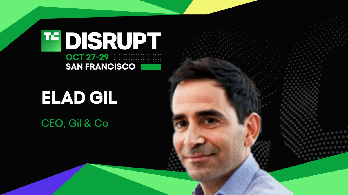 TC25 Elad Gil Speaker 16x9 Dark Elad Gil joins the stage at Disrupt 2025 in October