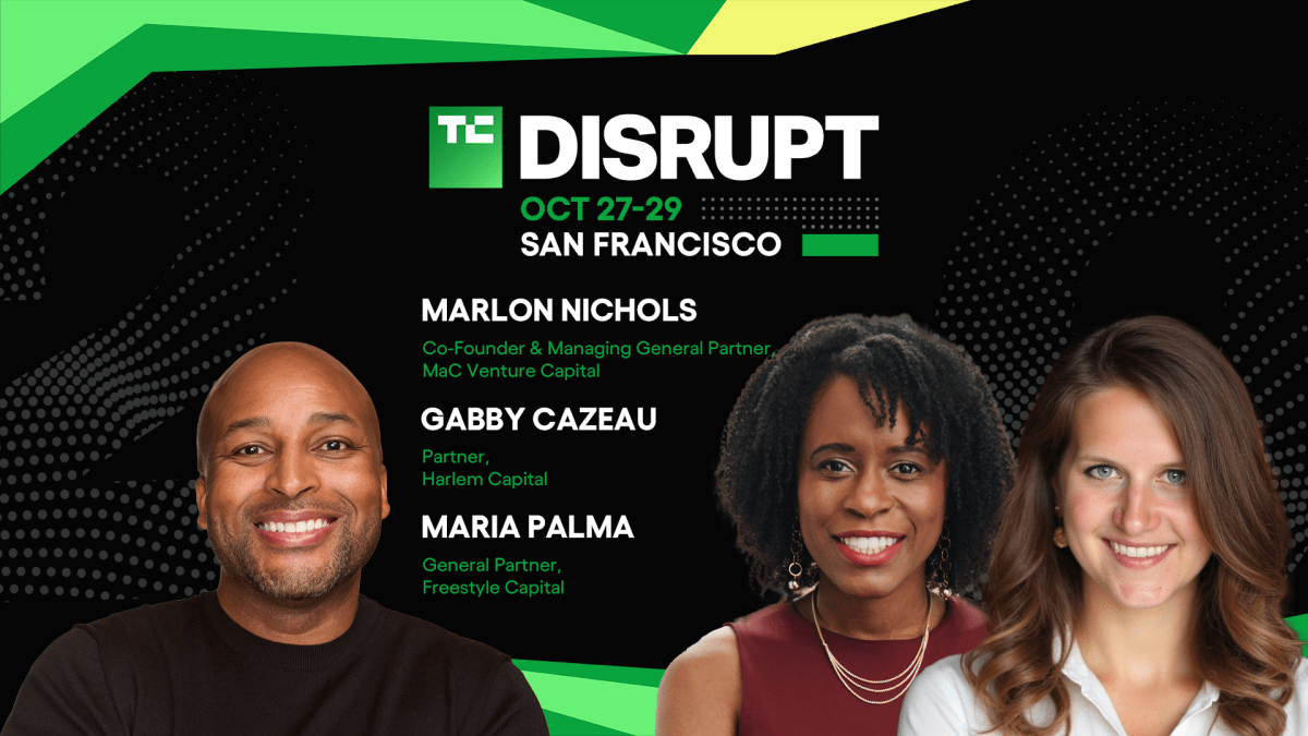 TC25 Palma Nichols Cazeau 2 Speaker 16x9 Dark Learn how to raise a seed round from top VCs at Disrupt 2025