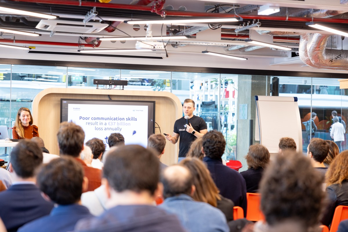 Vocal Image at AI Startup Program launch event by Vanessa Buhrig Vocal Image is using AI to help people communicate better