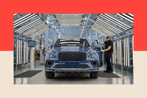 The UK car industry is at a crunch point Chris J. Ratcliffe/Bloomberg via Getty Images A Bentley Bentayga sport utility vehicle in the final inspection area on the production line at the Bentley Motors Ltd. headquarters in Crewe, UK