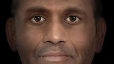 Indian-UK researchers recreate faces from 2,500-year-old skulls Face Lab/Liverpool John Moores University A digital portrait of the other skull excavated at Kondagai in Tamil Nadu, India.