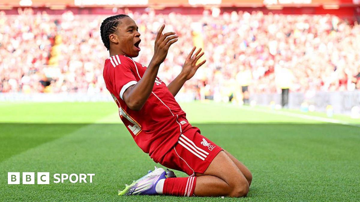 b80871e0 7157 11f0 b40d 2f2a77d02753 Rio Ngumoha raises first-team hype with Liverpool goal at Anfield