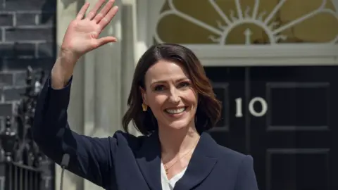 'Playing the Prime Minister 'changes your perception' of politics' says Suranne Jones Netflix Suranne Jones as Abigail Dalton in Netflix's Hostage. She stands outside no10 downing street waving and smiling