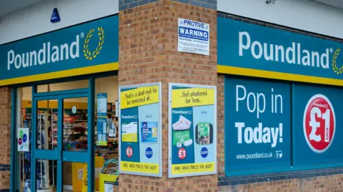 Poundland rescue deal saves firm from administration Getty Images A Poundland shop.