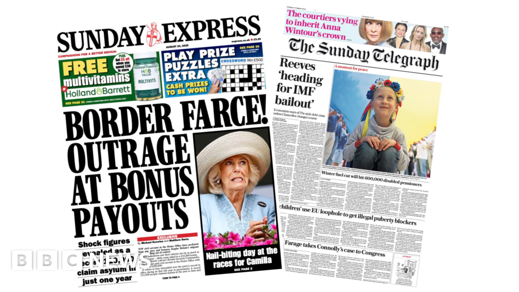 c54747b0 8074 11f0 83cc c5da98c419b8 The Papers: 'Heading for IMF bailout' and 'Border farce!'