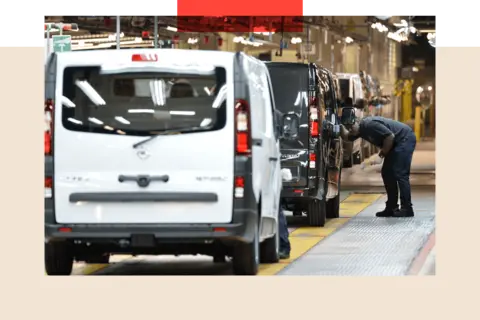The UK car industry is at a crunch point Toby Melville/PA Wire An employee inspects a vehicle at the Vauxhall factory in Luton