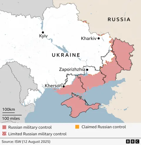 'No going into Nato by Ukraine,' says Trump as Zelensky prepares for White House talks Map