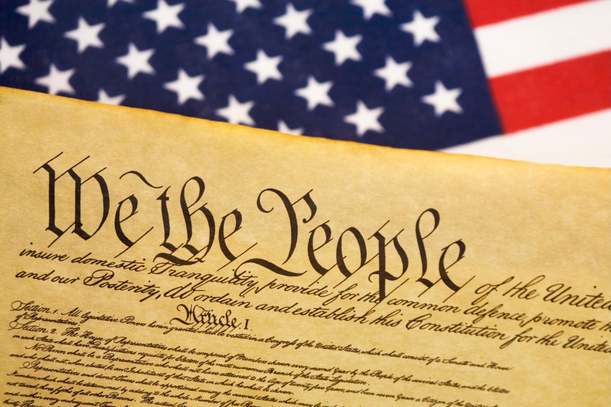 constitution us flag 471093167 Key sections of the US Constitution deleted from government's website