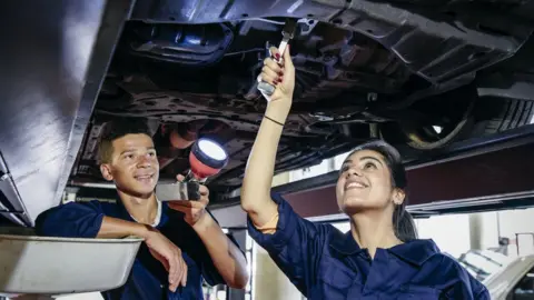 What are they and how are they graded? Getty Images Two student mechanics repairing a car