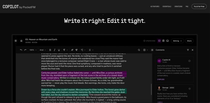 Pocket FM gives its writers an AI tool to transform narratives, write cliffhangers, and more image 5 Pocket FM gives its writers an AI tool to transform narratives, write cliffhangers, and more