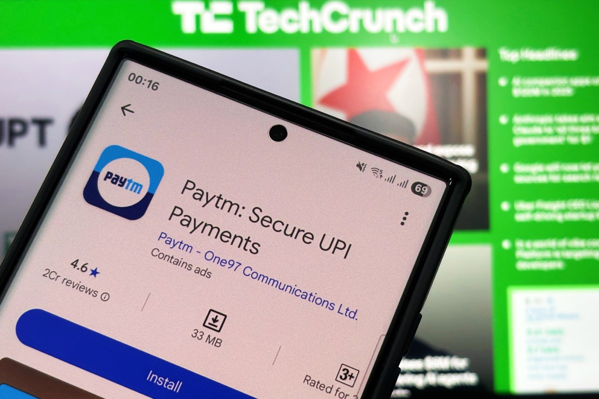 paytm app techcrunch fd6ac8 Indian fintech Paytm wins a major regulatory battle days after key investor exit