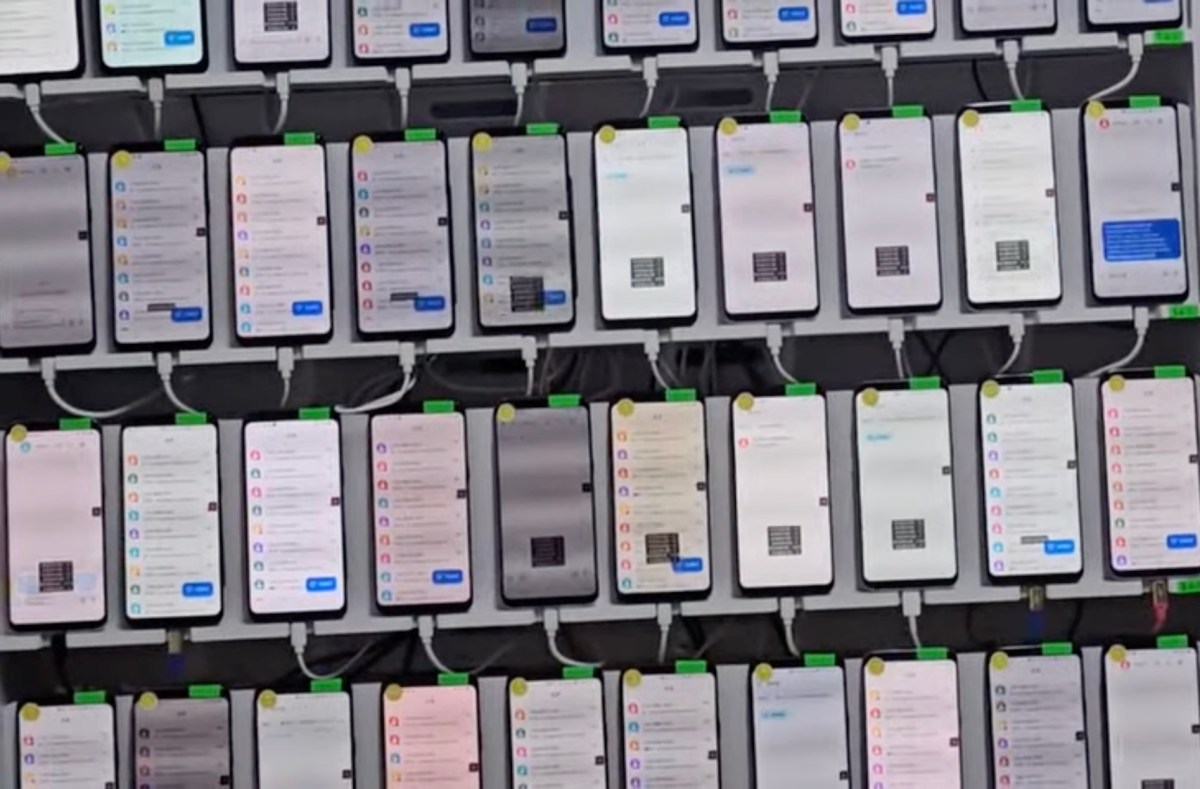 rack of phones fraud scam darcula magic cat After researchers unmasked a prolific SMS scammer, a new operation has emerged in its wake