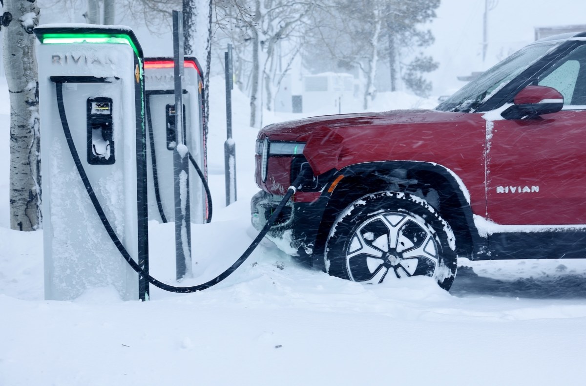 rivian snow ev chargers Trump administration stops illegal freeze of $5B EV charger funds after losing in court