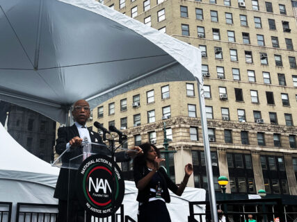 webRNS March on Wall Street 3 20250828 Black faith leaders march on Wall Street to denounce anti-DEI campaign