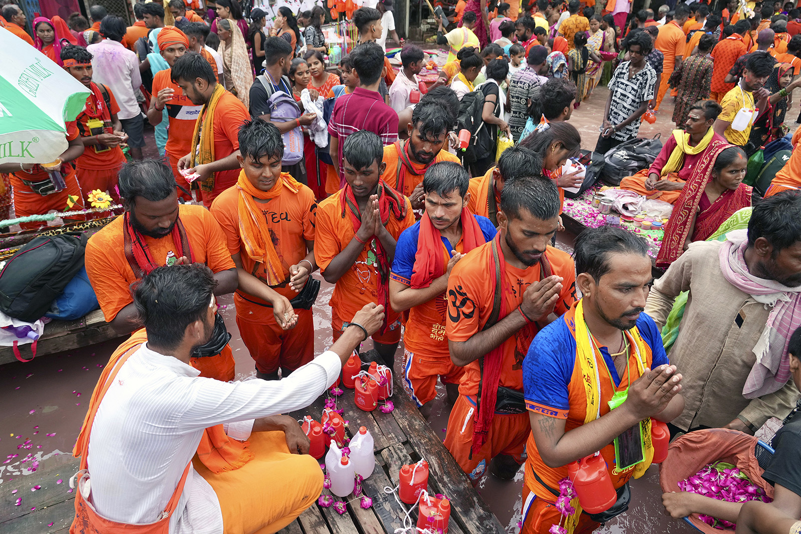 webRNS Photos Week07 072325 How India's sacred Kanwar Yatra pilgrimage became a spectacle of Hindutva fury