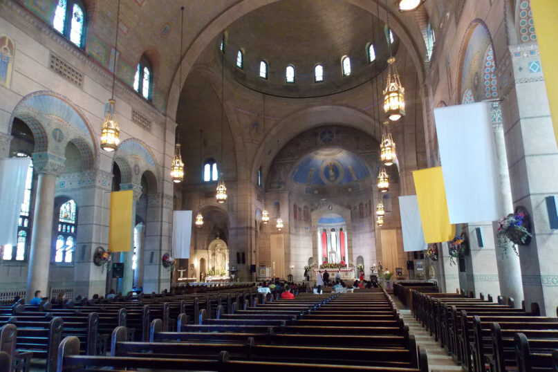 Attendance drops, fear rises in immigrant churches as Trump takes over DC webRNS Shrine Sacred Heart DC1 Attendance drops, fear rises in immigrant churches as Trump takes over DC