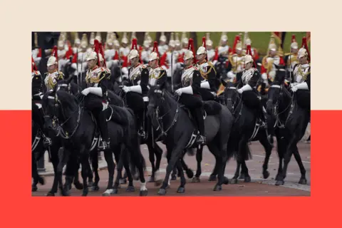 Why Trump's UK state visit is mired with potential pitfalls Jonathan Brady - WPA Pool/Getty Images Members of the Mounted Household Cavalry gather on The Mall ahead of the Ceremonial Welcome for President of South Korea, 2023 in London