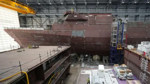 Rosyth shipyard expected to win £1bn Danish navy contract PA Media Construction work continues on HMS Venturer(top) and HMS Active in the Venturer building ahead of the Steel Cut ceremony for the Royal Navy's third in class Type 31 frigate, HMS Formidable, at Babcock International Group, in Rosyth