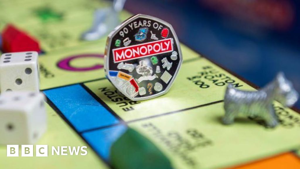 4efb8b20 9212 11f0 85c7 5bdf6c05d36f Monopoly 50p coin released by Royal Mint for 90th anniversary