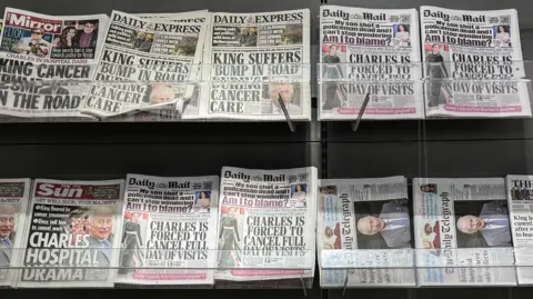 Publishers fear AI summaries are hitting online traffic Getty Images Newspapers on sale at a newsagent.