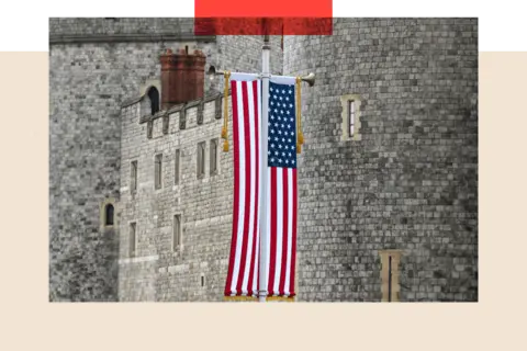 Why Trump's UK state visit is mired with potential pitfalls Mark Kerrison/In Pictures via Getty Images A Stars and Stripes flag is displayed outside Windsor Castle in advance of the second state visit to the UK of US President Donald Trump and First Lady Melania Trump on 11th September 2025 in Windsor, United Kingdom