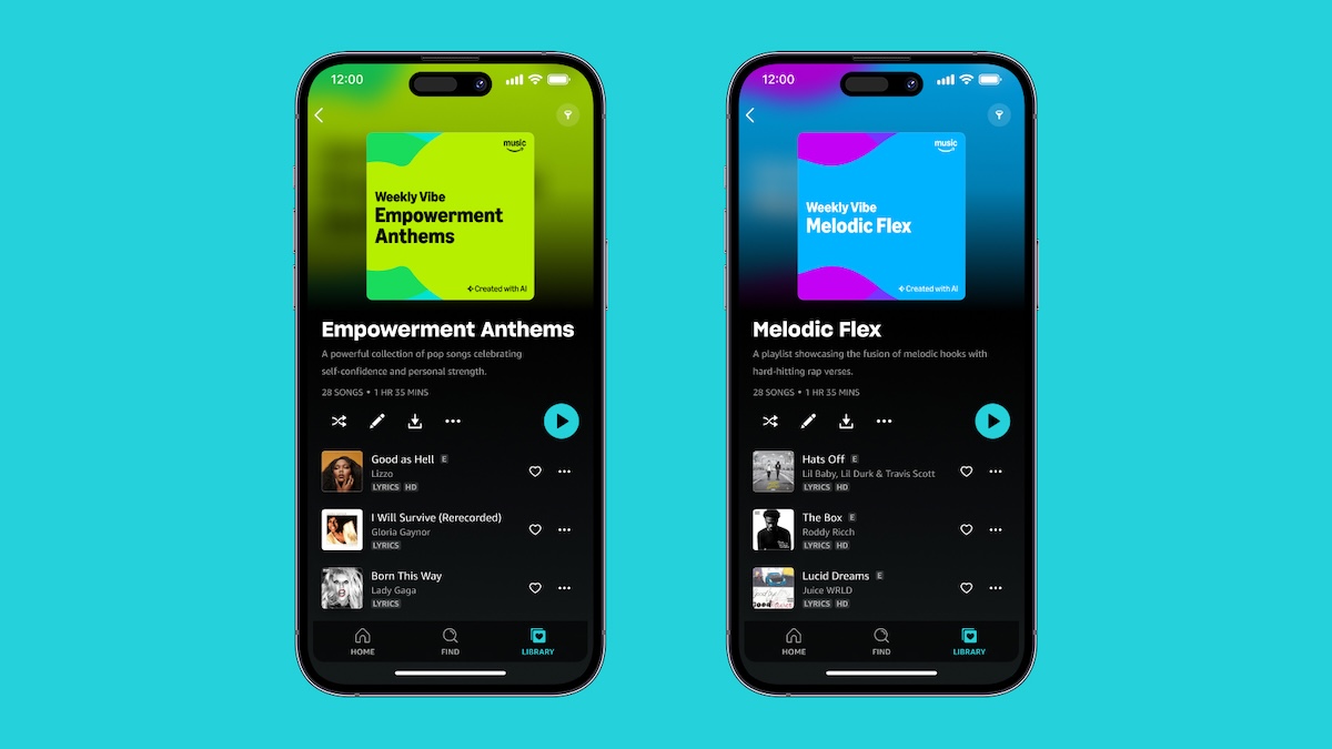 AmazonMusic Vibes Amazon Music’s new AI feature generates personalized playlists every Monday