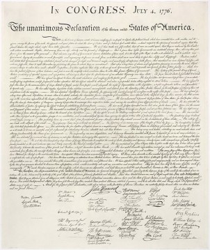 Declaration of Independence Trump versus Kaine on God-given rights